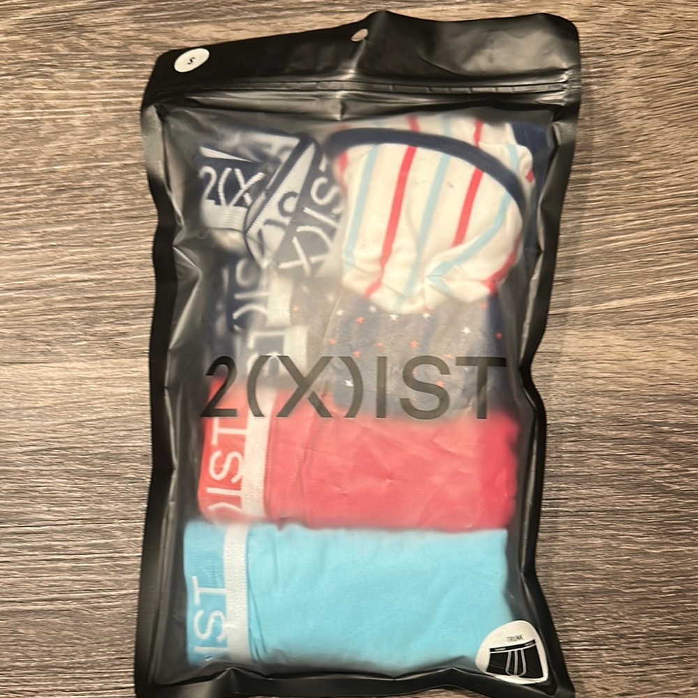 2xist Boxer Briefs Red and Blue Underwear